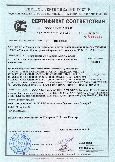 Certificate of Compliance LIRA-FEM (2015-2017)
