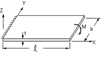  3.11  Strong bending of the cantilever plate
