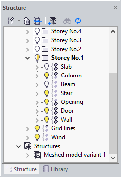 Visibility of objects on the 'Project structure' tab.png
