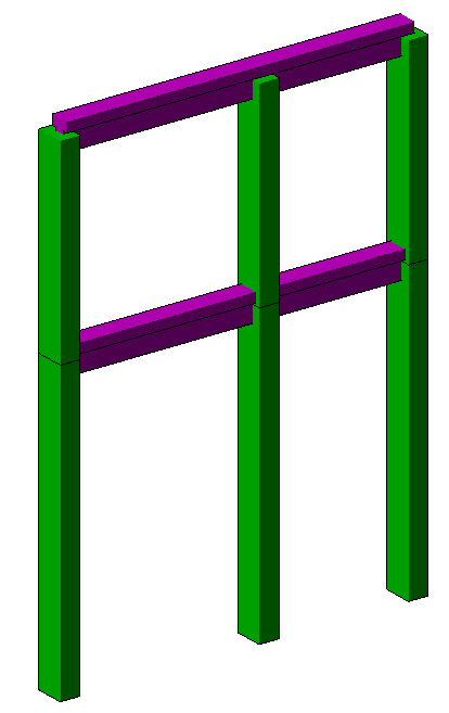 3D model of frame